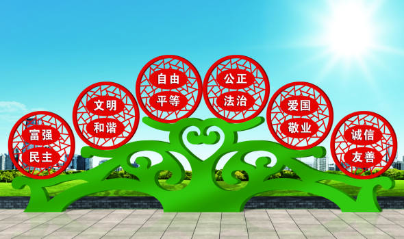 核心價值觀標牌
