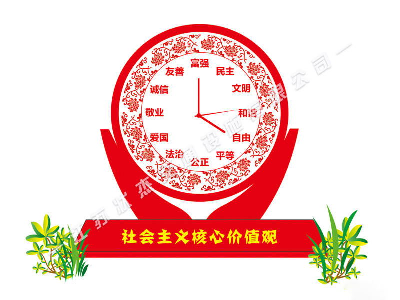 核心價(jià)值觀 標(biāo)牌