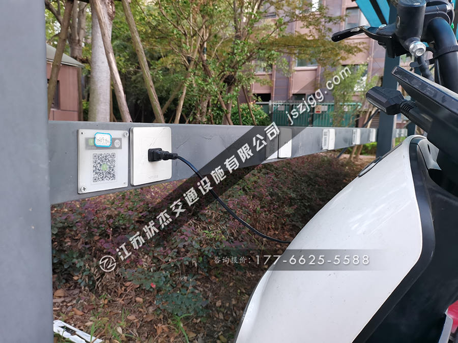小區(qū)電動車充電樁車棚圖片大全