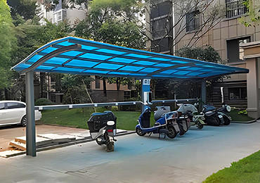 小區(qū)電瓶車(chē)充電棚