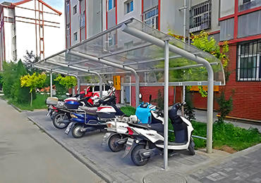 戶(hù)外非機(jī)動(dòng)車(chē)棚造型圖片