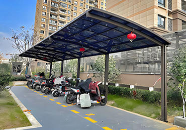 小區(qū)電動(dòng)車(chē)充電樁車(chē)棚
