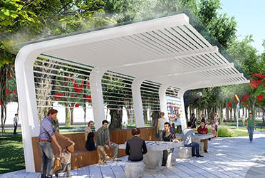 公園景區(qū)廊架改造公園鋼結(jié)構(gòu)單臂廊架廠(chǎng)家